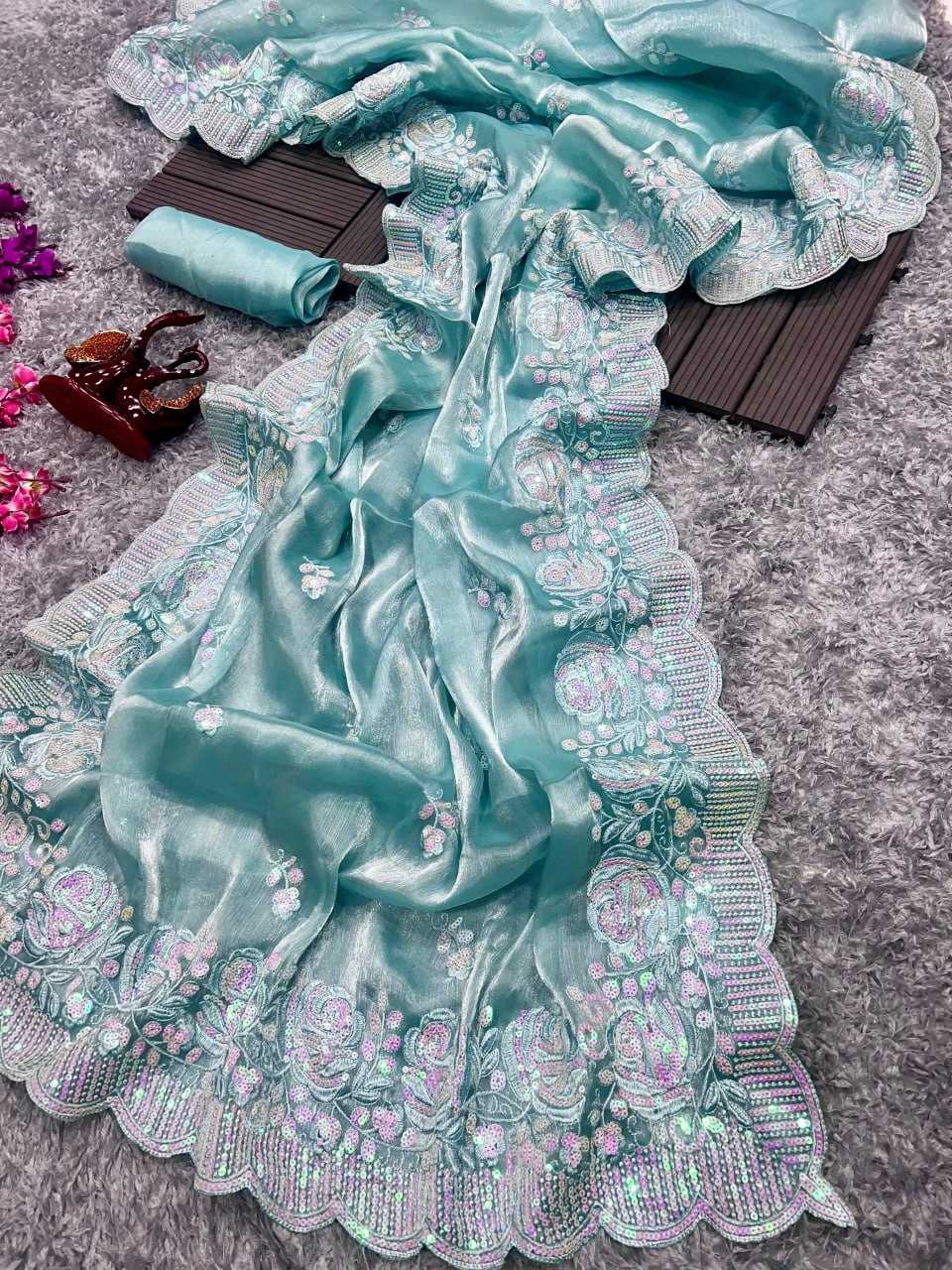 YNF BURBERRY SILK NYC 5346 SAREES WHOLESALE PARTY WEAR FANCY RAKHI COLLECTION SAREES MANUFACTURER